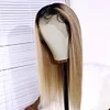 360 Lace Front Human Hair Wig Brown And Blond Highlight Wigs Brazilian Remy 360 Lace Frontal Wig Blonde Highlighted