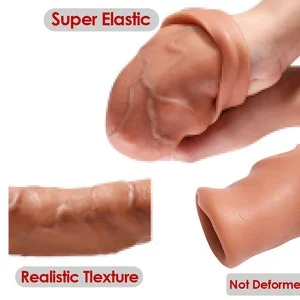 pornhint Pornhint 4 Style Penis Sleeve - Man Pleasure - Penis Extender - Male Sheath - Silicone Dildo Sheath - Large Girth Enhancer