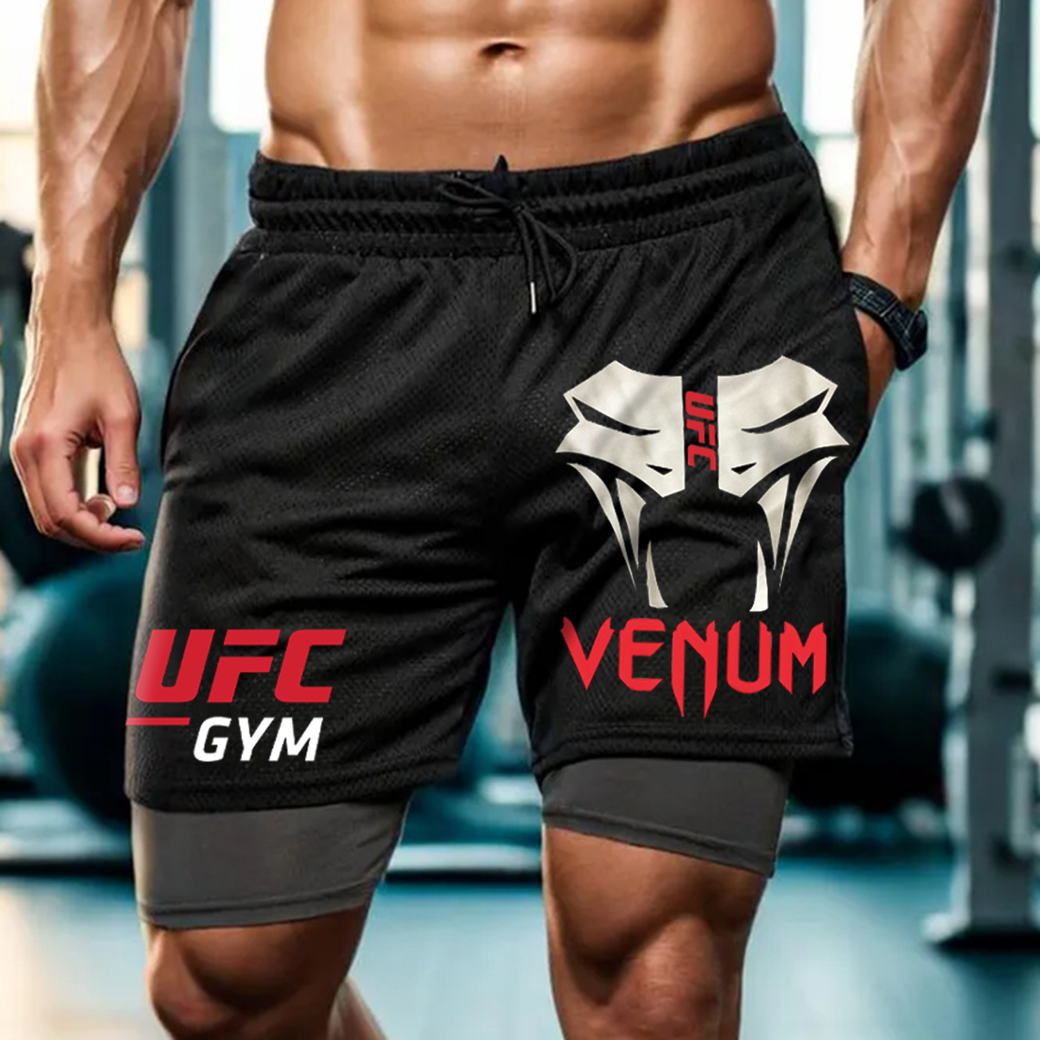 Men's Fitness Casual Training Shorts / TECHWEAR CLUB / Techwear