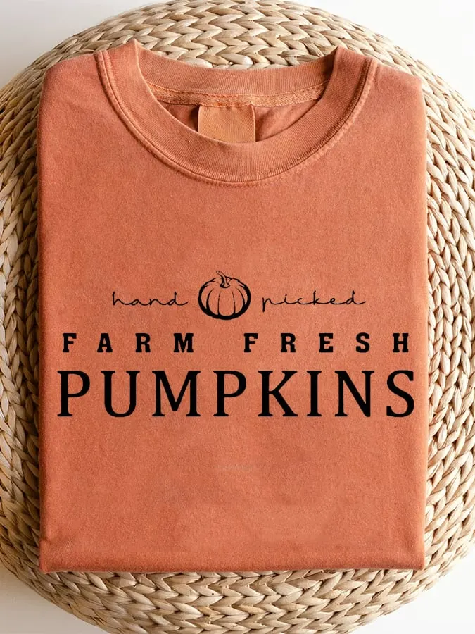 Women's Halloween Pumpkin Crewneck Sweatshirt 