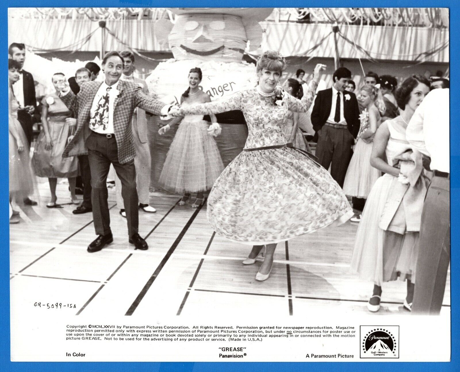 GREASE Movie Vintage 8x10 Promo Press News Photo Poster painting 1977 Paramount