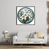 (Small Size)Lily - 18CT Stamped Cross Stitch - 25*25cm - Flower