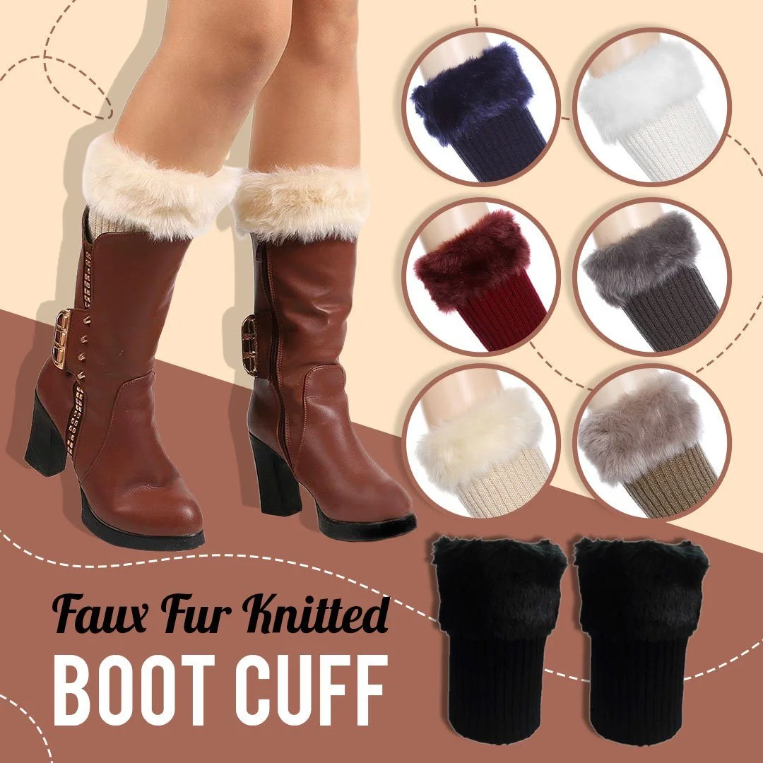 Faux Fur knitted Boot Cuff DMladies