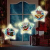 DIY diamond Christmas five-pointed star chandelier holiday decoration | Christmas bell