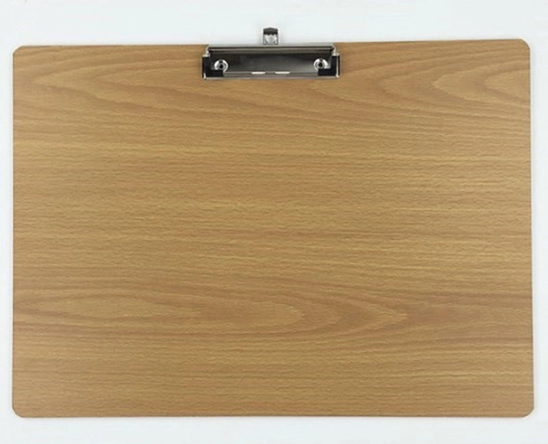 1 Piece Solid Color Class Learning Daily Mdf Height Density Plate Classic Style Folder