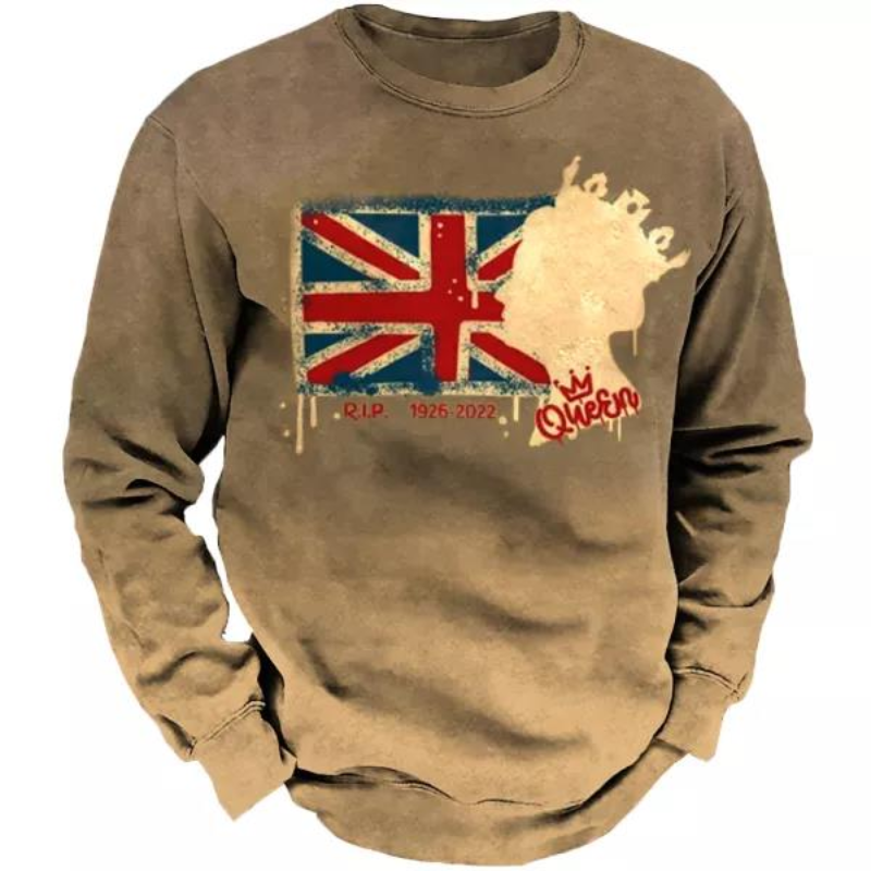 Queen of England Since 1952 Commemorative Long Sleeve Sweatshirt