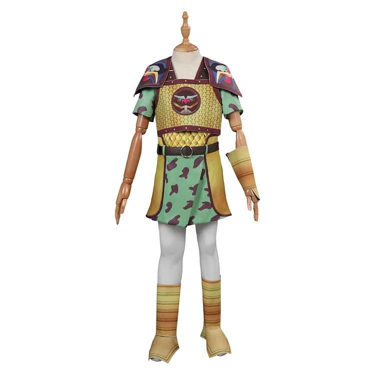 Kids Children The Monkey King Yellow Jumpsuit Outfits Cosplay Costume Suit