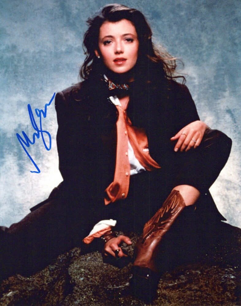 Mia Sara glamour shot autographed Photo Poster painting signed 8x10 #2