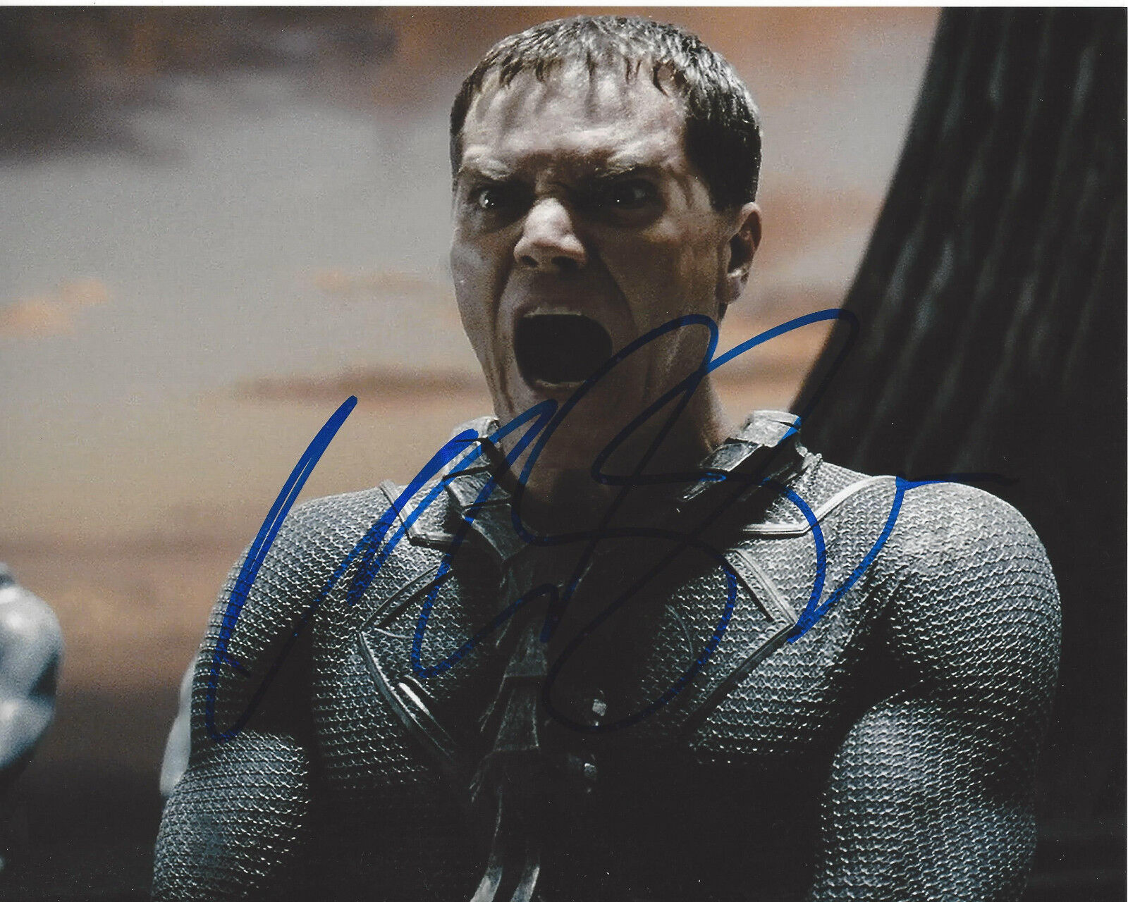 MICHAEL SHANNON SIGNED MAN OF STEEL GENERAL ZOD 8x10 Photo Poster painting 1 COA SUPERMAN PROOF