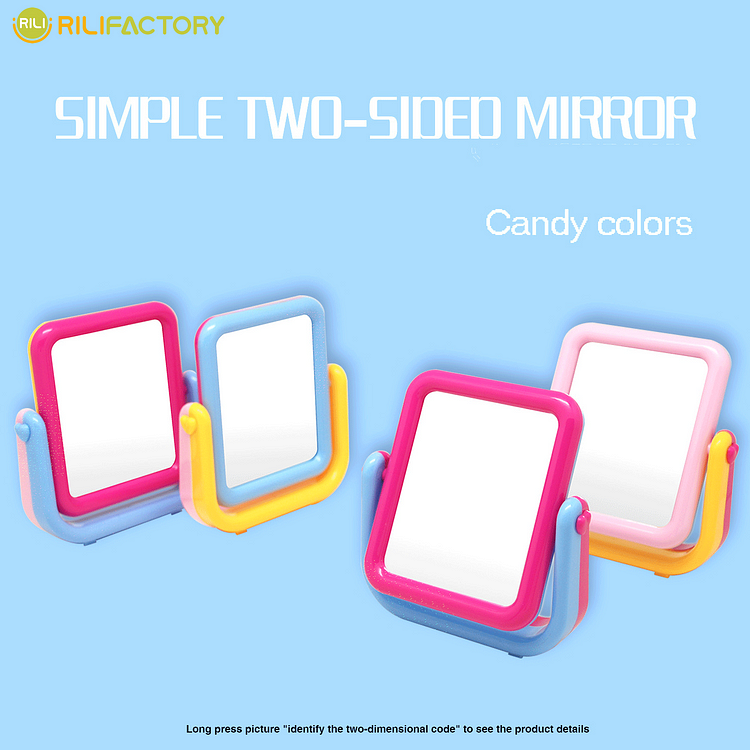 Macaron-colored Double-sided Mirror Rilifactory