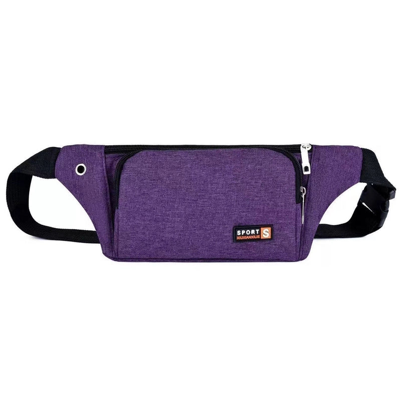 Sports Waist Bag Women’s Mobile Phone Bag Men’s Multifunctional Running Fitness Outdoor Leisure Waist Bag Cash Collection Fashion Waist Bag