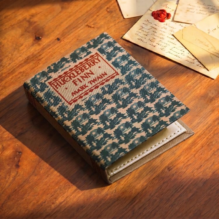 Huckleberry Finn by Mark Twain Book Wallet