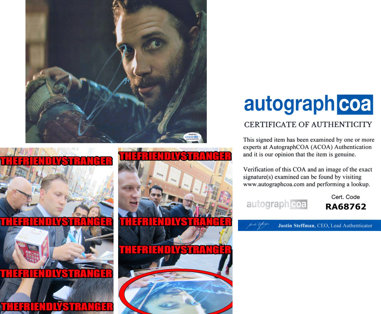 JAI COURTNEY signed SUICIDE SQUAD