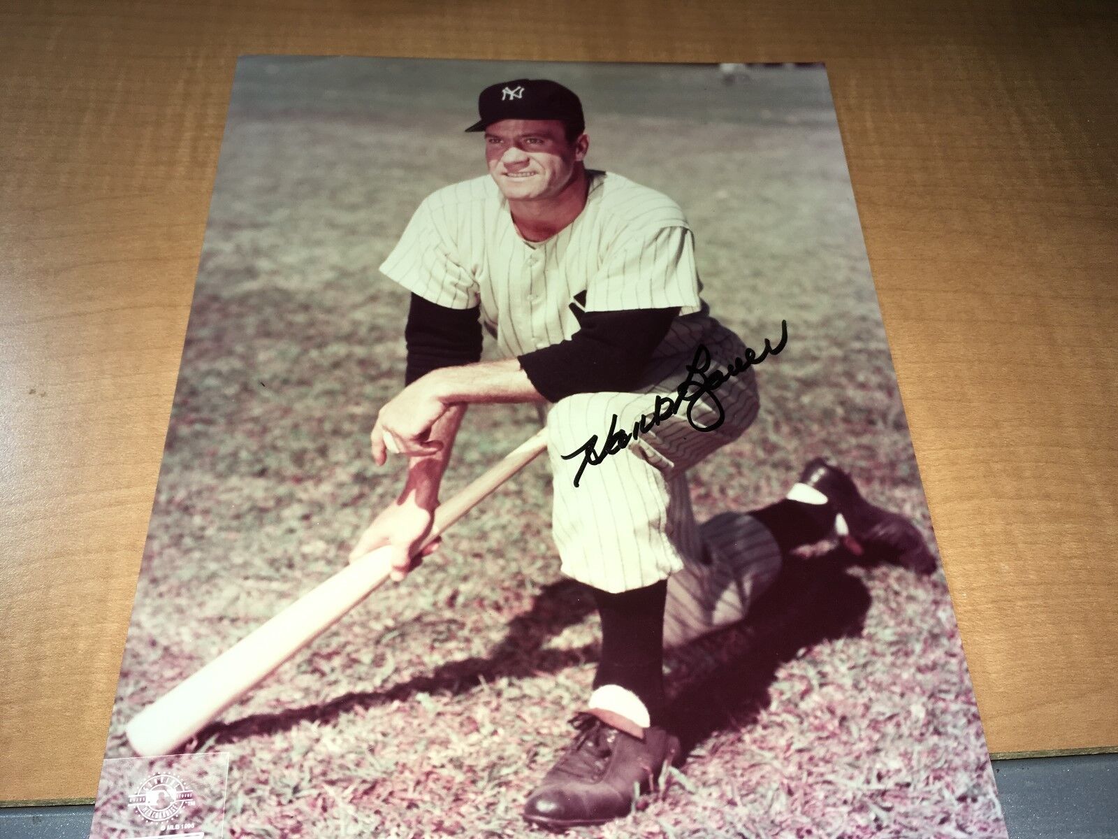 Hank Bauer New York Yankees Signed 8 x 10