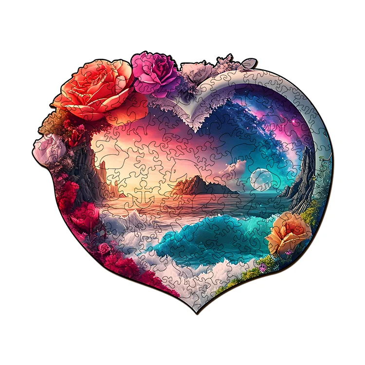 Heart Island - Wooden Jigsaw Puzzle