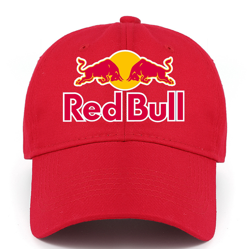 Washed Cotton Sun Hat Race Car Print Outdoor Casual Cap