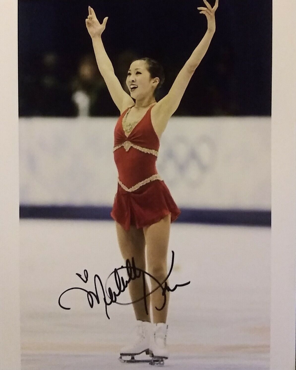 Michelle Kwan signed 8 x 10