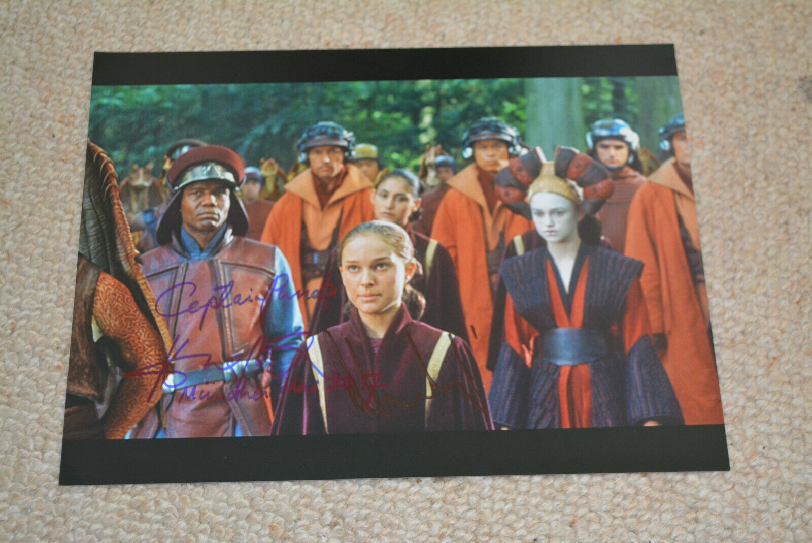 RICHARD ARMITAGE & HUGH QUARSHIE signed autograph 8x10 In Person STAR WARS