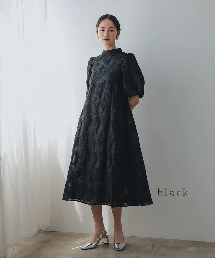 グリーン ボリュームスリーブドレス 楽天市場】ボリュームスリーブ2WAYワンピース mysty woman