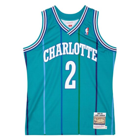 Larry Johnson Charlotte Hornets Road 1992-93 Jersey mysite