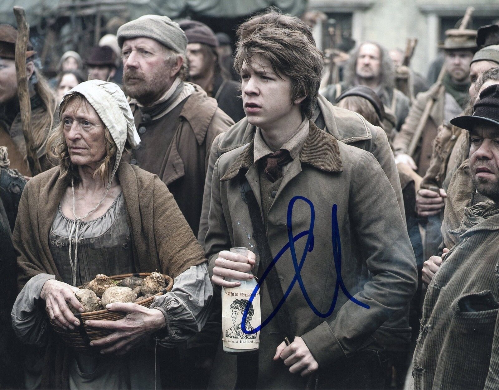 Thomas Mann Hansel & Gretel Witch Hunters Signed 8x10 Photo Poster painting w/COA