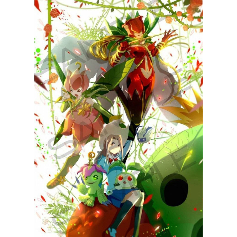 

30*40CM - Round Drill Diamond Painting - Cartoon Anime, 501 Original