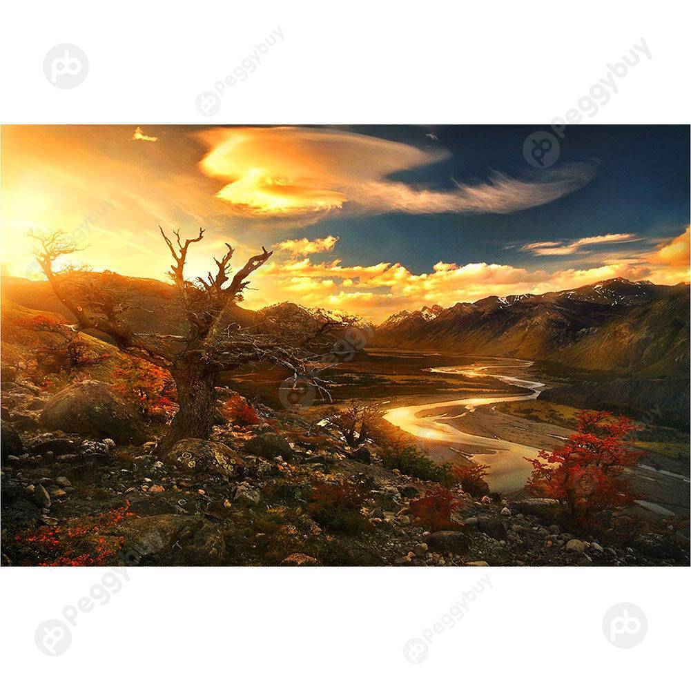 

1000 Pieces DIY Assembling Sunset Scenery Puzzles Educational Toys Gifts, 501 Original
