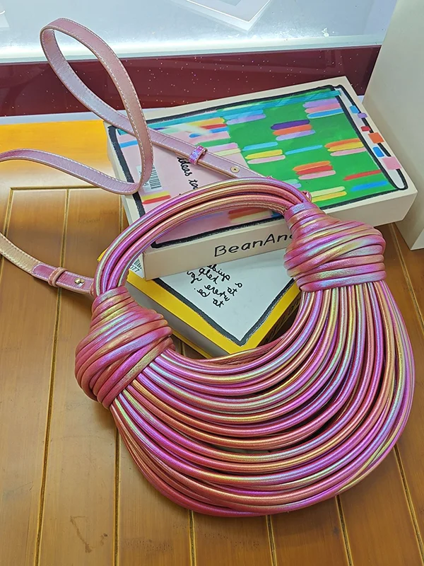 Zipper Geometric Handbags