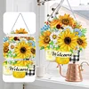 Diamond Painting Double Sided Acrylic Sunflower Bouquet Hanging Diamond Art Kits