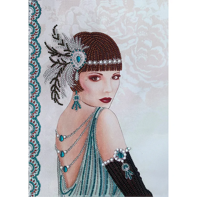 Diamond Painting | Special-shaped diamond painting - Noble Lady