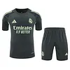 2025/2026 Real Madrid Pre-Match Training Dark Green Shirt+Shorts 1:1 Thai Quality