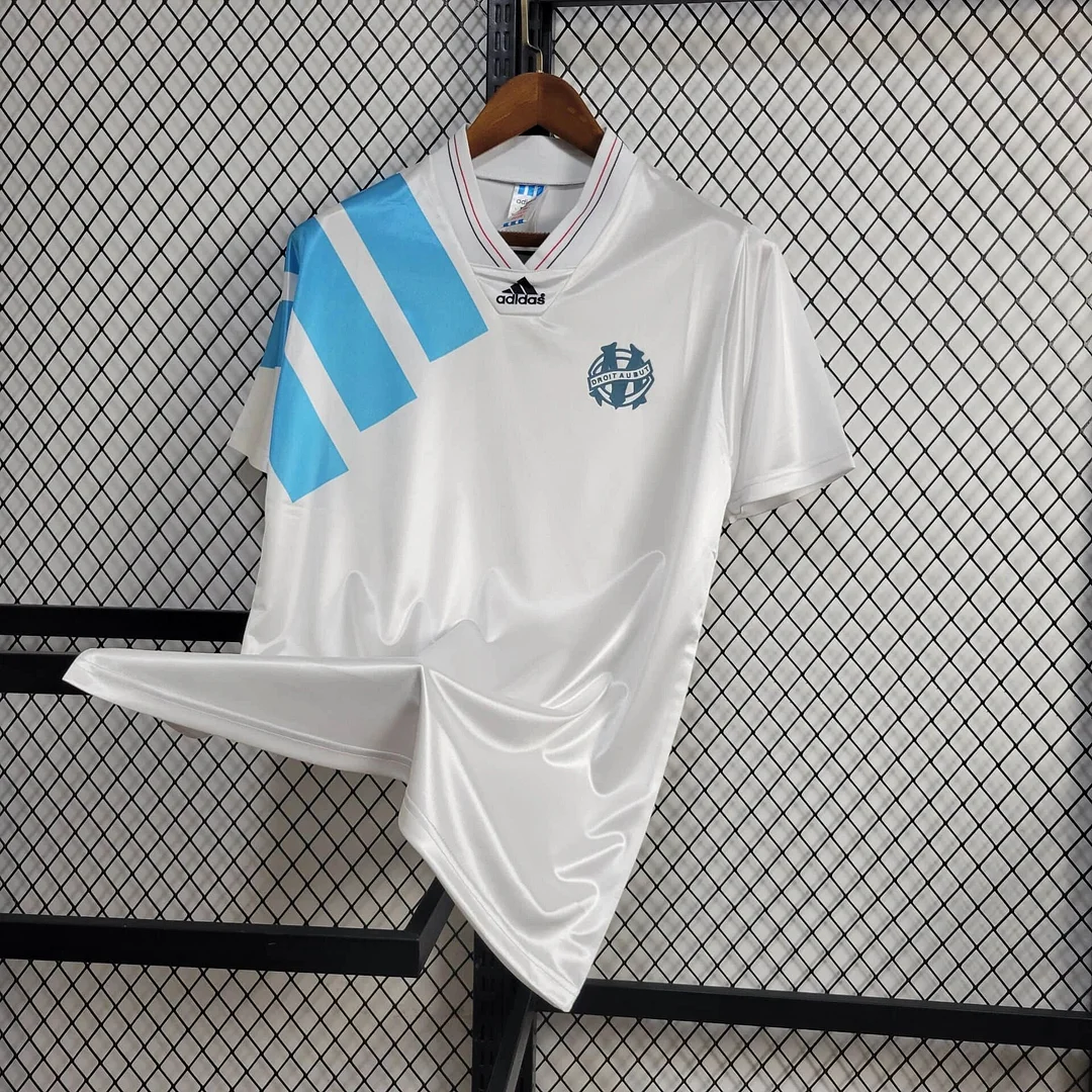 1992/1993 Retro Olympique de Marseille  Home Football Shirt 1:1 Thai Quality