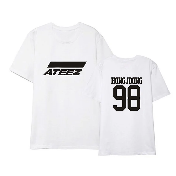 ATEEZ Member Name Casual T-shirt