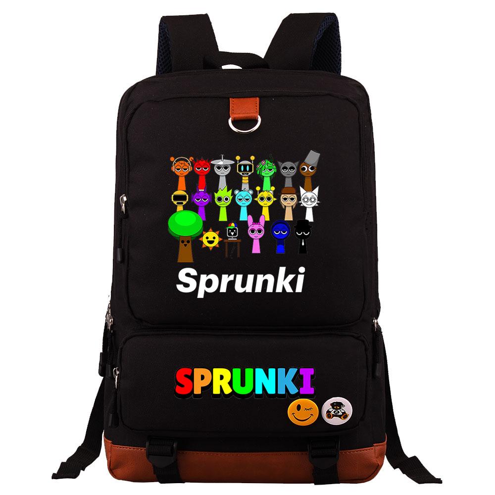 Mayoulove Sprunki Backpack Large Capacity Lightweight Design for School and Outdoor Activities-Mayoulove