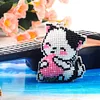 Bead Embroidery - Cat Beaded Counted Cross Stitch Keyring