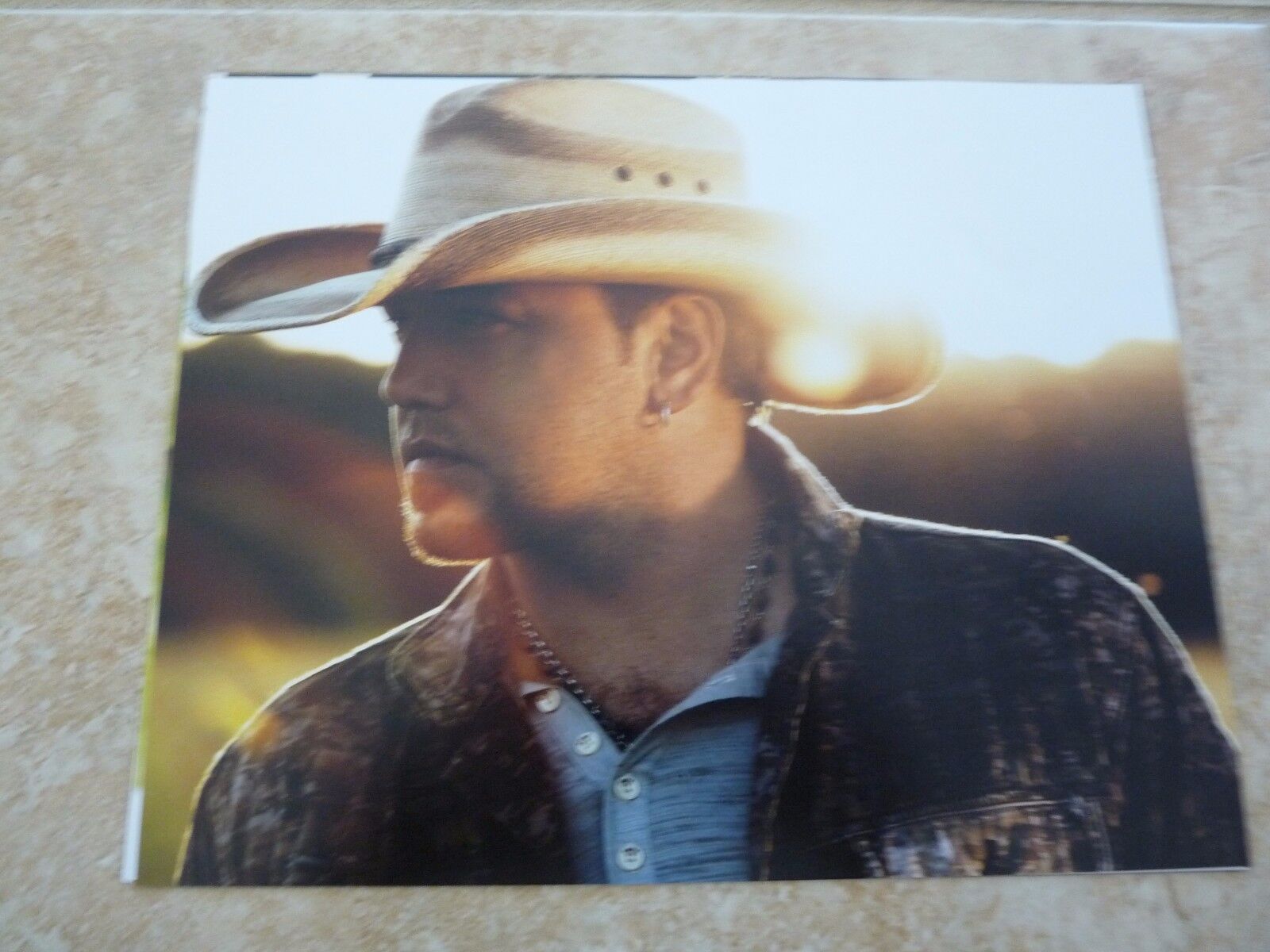 Jason Aldean Sexy Country Music Promo 8x10 Color Music Photo Poster painting #1