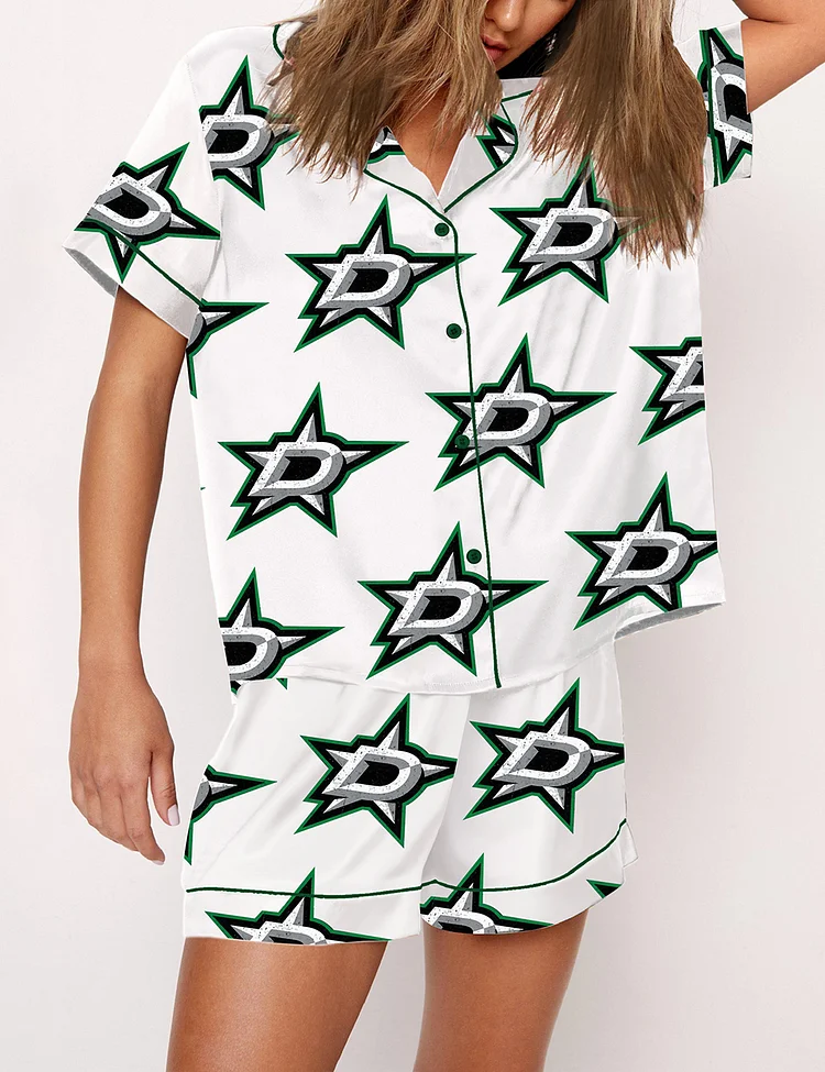 Women's Dallas Star Hockey Fan Pajama Set
