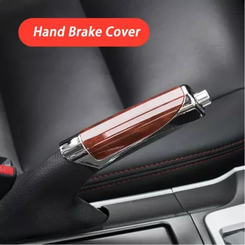 Dronehint Carbon Fiber Car Interior Parts Hand Brake Cover Protector Accessories Universal (For: Acura) Parts