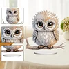 DIY Owl-Diamond Painting Ornaments（Single-Sided)