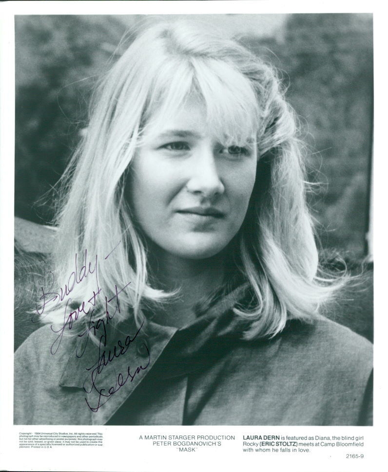 Laura Dern (Vintage, Inscribed) signed 8x10 Photo Poster painting COA