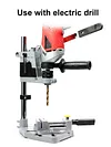 Bench Drill Holder Aluminum Alloy Grinder Vise Bracket Power Grinder Accessories