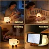 Coffee Cup Night Light Rechargeable 7 Color Changing Dimmable Warm Light with Timer Touch Control Bedside Lamp for Nursery Bedroom Gift