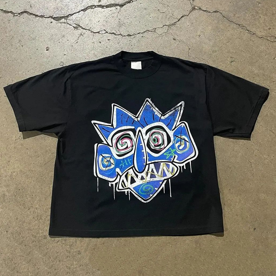 Sopula Free Weird Art Graphic Cotton T-Shirt - SOPULA