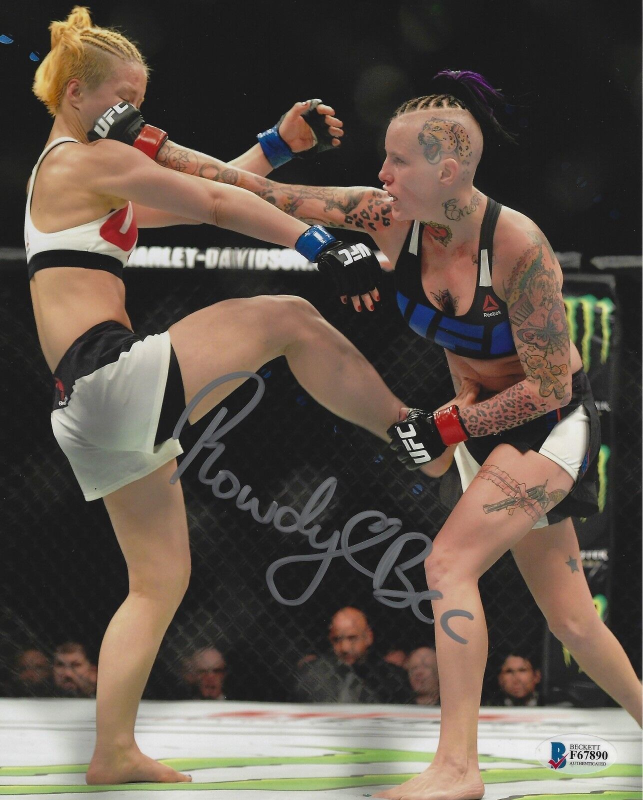 Rowdy Bec Rawlings Signed 8x10 Photo Poster painting BAS COA UFC Fight Night 85 Picture Auto'd 1