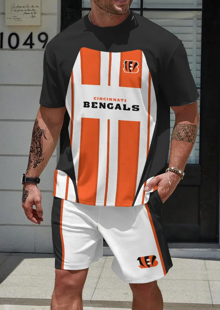 Cincinnati Bengals  Limited Edition Top And Shorts Two-Piece Suits