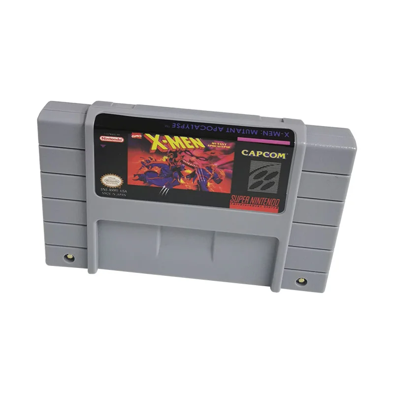 X-Men: Mutant Apocalypse SNES For Super Nintendo Entertainment System - 16 Bit US Version Game Cartridge