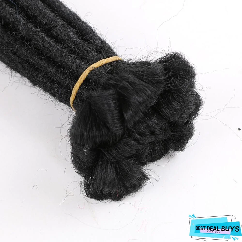 Men's Space Silk Reggae Pigtails 20Cm/30Cm Monochrome/Bicolor African Pigtails Wig