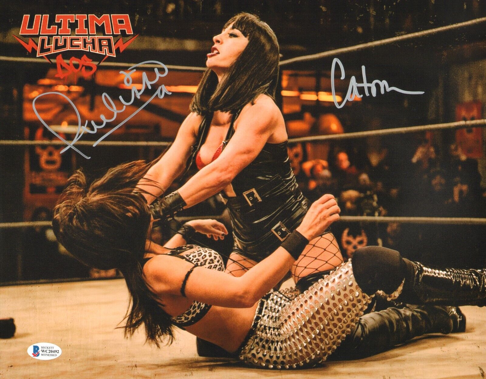 Catrina Ivelisse Signed 11x14 Photo Poster painting BAS COA Lucha Underground NXT AEW Picture 92