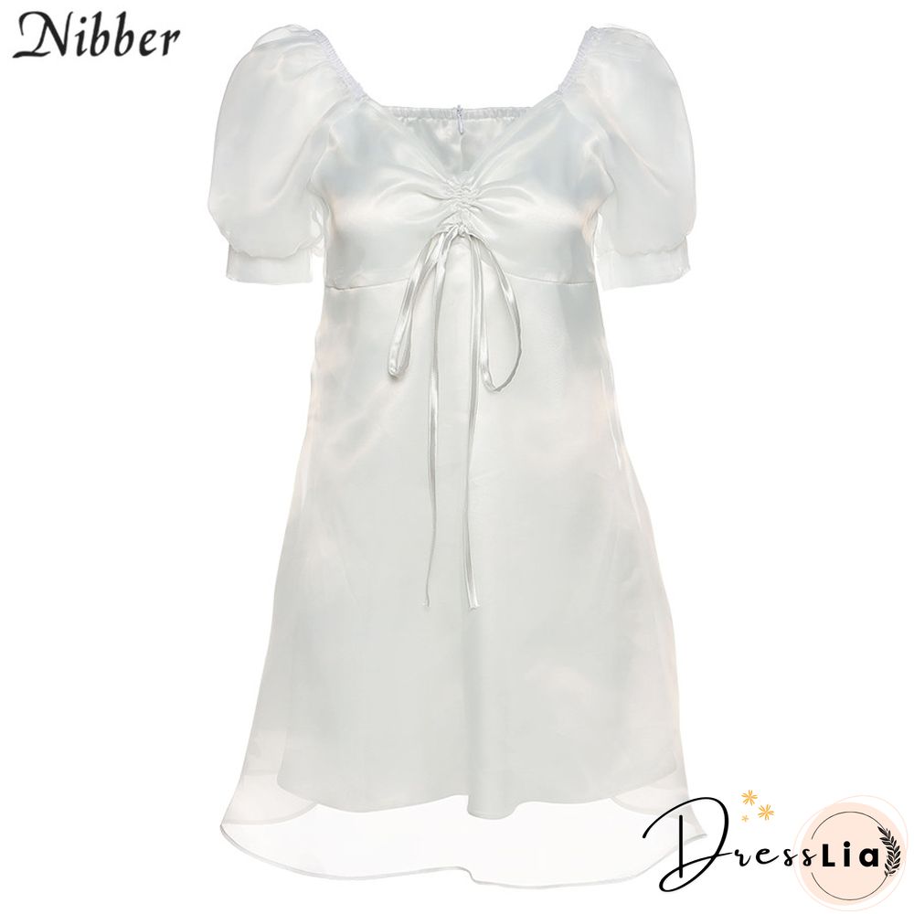 NibberSweet KoreanStylePleatedDressWomensummerNewCasualClubParty