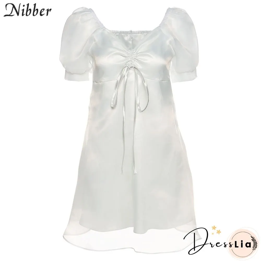 NibberSweet KoreanStylePleatedDressWomensummerNewCasualClubParty